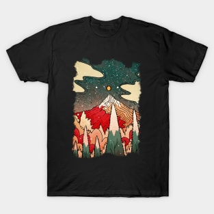 A festive snow peak T-Shirt